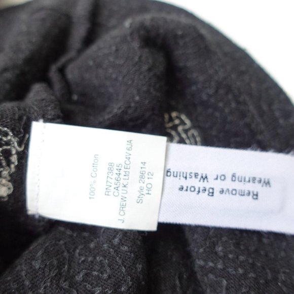 Black Sequin Top Women 2XS Cotton Blouse Party Club Allover Sparkle Bling J CREW - Picture 7 of 8